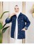 Kadın Denim Kot Ceket Cep Detaylı Dokuma Kumaş ile Günlük Kullanıma Uygun 1