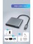 Usb-C HDMI 4K 3 In 1 Kablo Dönüştürücü Için Samsung Huawei iPad Mac Ns USB 3.1 Tip C HDMI 4K USB 3.0 Çoklayıcı Çevirici 2