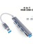 4 In 1 USB 3.0 Hub Yüksek Hızlı Usb3.0 Otg 4 Port USB C Hub Çoğaltıcı Splitter Adaptörü Xiaomi Dizüstü Bilgisayar Macbook Air Pro Type-C Çoklayıcı 3