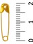 Çengelli Iğne Gold Renk 50 Adet 2cm - Eşarp ve Şal Iğnesi - Çok Amaçlı Iğne 4