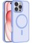 Apple iPhone 16 Pro Max Kılıf Magsafe Şarj Özellikli Mat Arka Yüzey Renkli Silikon Sio Kapak 1