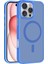 Apple iPhone 16 Pro Kılıf Magsafe Şarj Özellikli Mat Arka Yüzey Renkli Silikon Sio Kapak 1