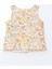 Yeni Sezon Bisiklet Yaka Cicekli Kiz Cocuk Crop Bluz - S5M288Z4 2