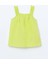 Yeni Sezon Kare Yaka Kolsuz Basic Kiz Cocuk Bluz - S5FL26Z1 1