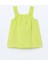 Yeni Sezon Kare Yaka Kolsuz Basic Kiz Cocuk Bluz - S5FL26Z1 2