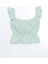 Yeni Sezon Kare Yaka Kiz Cocuk Crop Bluz - S5G371Z4 1