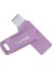 Sandısk 256GB Ultra Dual Drıve Go SDDDC3-256G-G46L Typec USB Bellek Lavender 1
