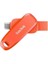Sandısk 128GB Phone Drıve Dual SDDDC6-128G-G46NO Typec USB Bellek Orange 1