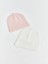 Yeni Sezon Basic Kiz Bebek Bere 2'li - S56391Z1 1