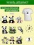 Ütü ile Yapışan Kıyafet Etiketi Panda Serisi 9lu Set 1