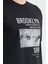 Brooklyn Yazı Baskılı Oversize Tişört 6