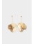 Kadın Çiçekli Gold Küpe F0892AXNS 1