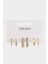 Kadın 3'lü Gold Küpe F1396AXNS 1