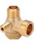 Panv Hava Kompresörü Çekvalfi, Pirinç Çekvalf 1/2X3/8X10 20.5X16.5X10 mm Hava Kompresörleri Için Ters Basınçlı Hava Akışı Için (Yurt Dışından) 4