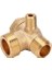 Panv Hava Kompresörü Çekvalfi, Pirinç Çekvalf 1/2X3/8X10 20.5X16.5X10 mm Hava Kompresörleri Için Ters Basınçlı Hava Akışı Için (Yurt Dışından) 5