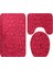 3 Tane Banyo Bath Mat Seti Yumuşak Siz 3pc. Banyo Halısı Emici Duş Carpets (Yurt Dışından) 2