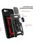 iPhone 7 / 8 / iPhone Se 2020 Ince Kaydırmalı Kamera Kapaklı ve Halka Tutucu Standlı Sağlam Zırh Koruma Çantası Gümüş (Yurt Dışından) 3