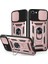 iPhone 7 / 8 / iPhone Se 2020 Ince Kaydırmalı Kamera Kapaklı ve Halka Tutucu Standlı Sağlam Zırh Koruma Çantası Gümüş (Yurt Dışından) 1