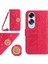 Kart Yuvası Standı Ayçiçeği ile Oppo A60 4g Stand Koruyucu Kılıf (Yurt Dışından) 1