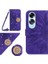 Kart Yuvası Standı Ayçiçeği ile Oppo A60 4g Stand Koruyucu Kılıf (Yurt Dışından) 1