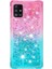 Galaxy A51 5g Için Darbeye Dayanıklı Gradyan Renkli Işıltılı Tpu Telefon Kılıfı - Rosé/turkuvaz (Yurt Dışından) 2