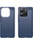Xiaomi Redmi Için Not 14 4g 163.25X76.55X8.16MM Koruyucu Kapak Karbon Fiber Doku Fırçalanmış-Mavi (Yurt Dışından) 3