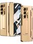 Samsung Galaxy Z Fold5 5g Stand Telefon Kılıfı Pu Deri+Pc Şok Geçirmez Koruyucu Kapak Temperli Cam Film ile (Yurt Dışından) 2