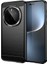 Honor Magic7 Pro 5g Karbon Fiber Doku Fırçalanmış Anti Parmak Izi Telefon Arka Kapak (Yurt Dışından) 1