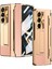 Samsung Galaxy Z Fold5 5g Stand Telefon Kılıfı Pu Deri+Pc Şok Geçirmez Koruyucu Kapak Temperli Cam Film ile (Yurt Dışından) 1