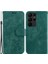 Samsung Galaxy S23 Için Ultra Anti Drop Shell Sevimli Kaplan Deri Deri Cüzdan Standı Telefon Vaka Telefon Kılıfı (Yurt Dışından) 2
