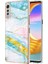 Lg Velvet 5g Için Mermer Desen Yumuşak Tpu Tampon Kılıf Kapak Beyaz (Yurt Dışından) 1