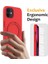 iPhone 11 Için Halkalı Manyetik Kılıf Pc+Silikon Düşmeye Dayanıklı Telefon Kapağı-Kırmızı (Yurt Dışından) 4