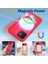iPhone 11 Için Halkalı Manyetik Kılıf Pc+Silikon Düşmeye Dayanıklı Telefon Kapağı-Kırmızı (Yurt Dışından) 5