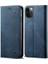 iPhone 13 Pro Için Retro Kot Deri Flip Cüzdan Standlı Kılıf Kapaklı (Yurt Dışından) 1