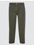 Haki %100 Pamuk Normal Bel Normal Paça Denim Pantolon 6