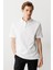 Erkek Polo Yaka T-Shirt Beyaz 4