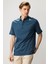 Erkek Polo Yaka T-Shirt Petrol 3