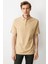Erkek Polo Yaka T-Shirt Sarı 3