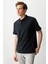 Erkek Polo Yaka T-Shirt Siyah 5