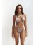 Dahlia Askısı Düğüm Detaylı Lila Bikini Üstü 1