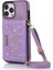 IPhone 13 Pro Max Moda Glitter Cüzdan Kılıf Koruyucu ile Uyumlu (Yurt Dışından) 2