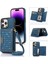 IPhone 15 Pro Max Moda Glitter Cüzdan Kılıf Koruyucu ile Uyumlu (Yurt Dışından) 1
