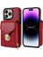 IPhone 15 Pro Max Fermuarlı Cep Kılıfı Anti-Şok Pu Deri ile Uyumlu (Yurt Dışından) 5