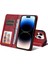 IPhone 15 Pro Kılıf Manyetik Kapatma Kart Yuvaları ile Uyumlu Kapak Çevirin (Yurt Dışından) 5