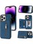 IPhone 14 Pro Max Fermuarlı Cep Kılıfı Kart Tutucu Geri Çevirme ile Uyumlu (Yurt Dışından) 1