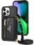 IPhone 16 Pro Max Fermuarlı Cep Kılıfı Manyetik Toka Pu ile Uyumlu (Yurt Dışından) 2