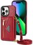 IPhone 15 Pro Max Fermuarlı Cep Kılıfı Koruyucu Kapak Pu ile Uyumlu (Yurt Dışından) 1