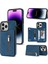 IPhone 14 Pro Fermuarlı Cep Kılıfı ile Uyumlu Pu Deri Arka Flip Case (Yurt Dışından) 1