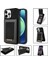 IPhone 13 Pro Max Flip Case Rfıd Engelleme Kickstand Kartı ile Uyumlu (Yurt Dışından) 1