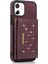 IPhone 12 Koruyucu Kılıf Flip Case Kart Tutucu Koruyucu ile Uyumlu (Yurt Dışından) 1